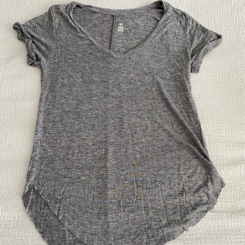 Me to We soft gray shirt. Size small.
